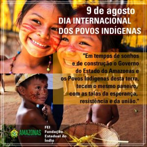 Imagem da notícia - 9 de agosto DIA INTERNACIONAL DOS POVOS INDÍGENAS