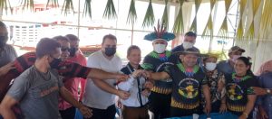 Imagem da notícia - O Governo do Amazonas, por meio da Fundação Estadual do Índio, doa 200 cestas básicas para aldeias Mura de Autazes