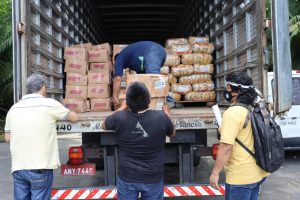 Imagem da notícia - FEI e ADS doam duas toneladas de alimentos a famílias indígenas