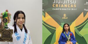Imagem da notícia - Com apoio da Fepiam, atletas mirins indígenas conquistam pódio no Campeonato Brasileiro de Jiu-Jitsu Kids